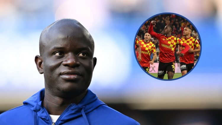 Main image, Chelsea's French midfielder N'Golo Kante reacts at the end of the English Premier League football match between Chelsea and Newcastle U...