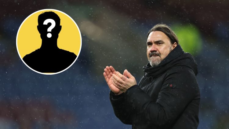 Daniel Farke, Manager of Leeds United, applauds after the Sky Bet Championship match between Burnley FC and Leeds United. LUN Mystery player icon.