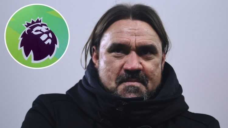 Daniel Farke, Manager of Leeds United, looks on following the Sky Bet Championship match between Stoke City FC and Leeds United. Inset, A detailed ...