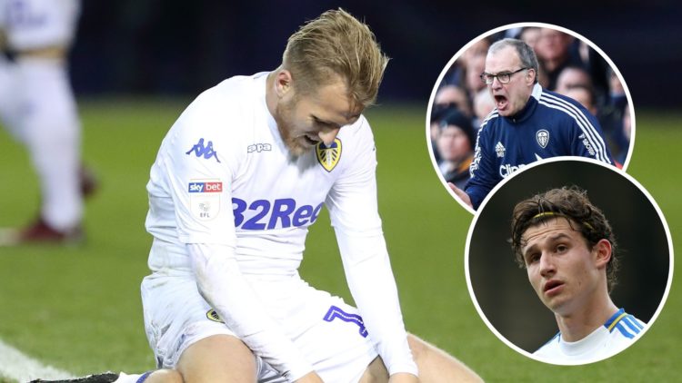 Main image, Samuel Saiz of Leeds United reacts during the Sky Bet Championship match between Sheffield Wednesday v Leeds United at Hillsborough Sta...
