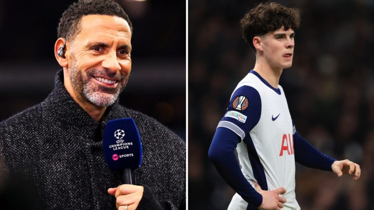 Split image of Rio Ferdinand (left) and Archie Gray (right).