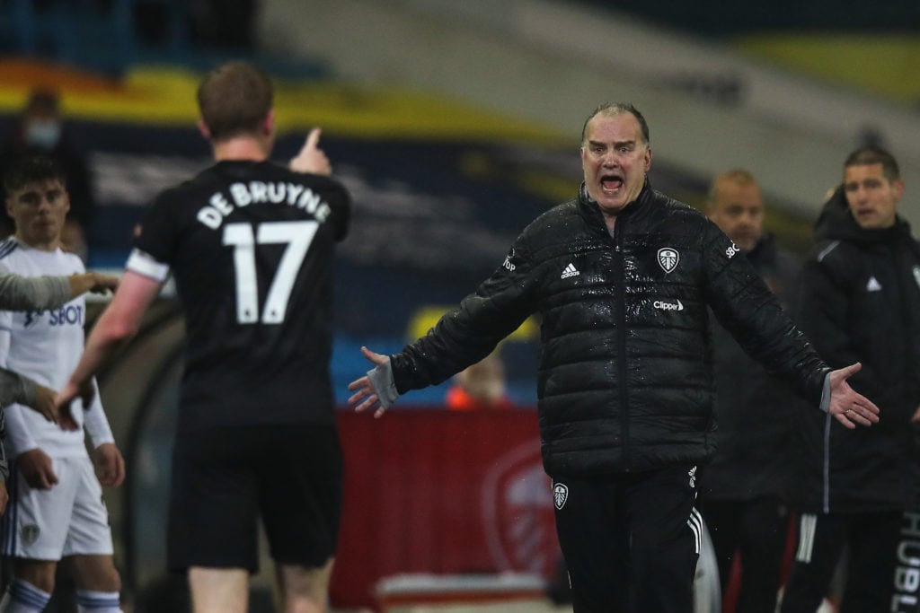 Marcelo Bielsa during his stint as Leeds United manager.