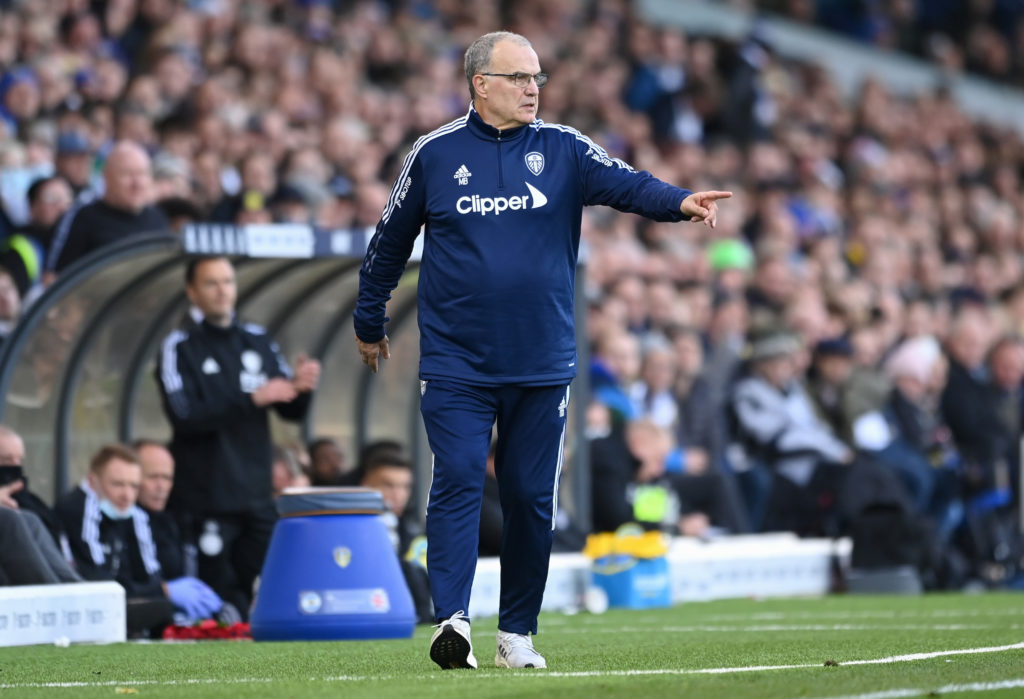 Marcelo Bielsa during his stint as Leeds United manager.