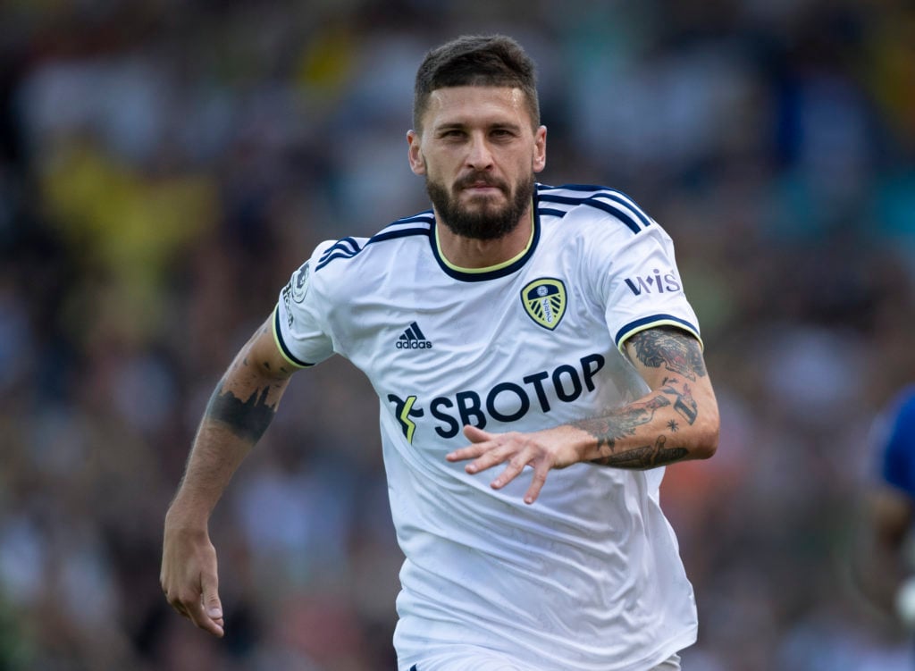 Mateusz Klich in action for Leeds