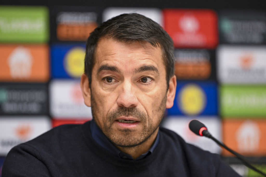 Giovanni van Bronckhorst during his time as Besiktas manager.