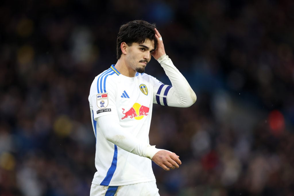 Pascal Struijk during Leeds United's win over Derby.