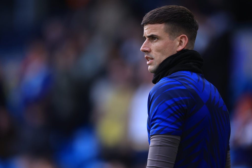 Karl Darlow looks on ahead of Leeds clash against West Brom.