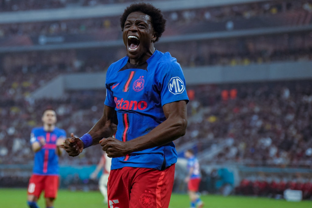 FCSB v Olympique Lyonnais - UEFA Europa League 2024/25 Round of 16 First Leg