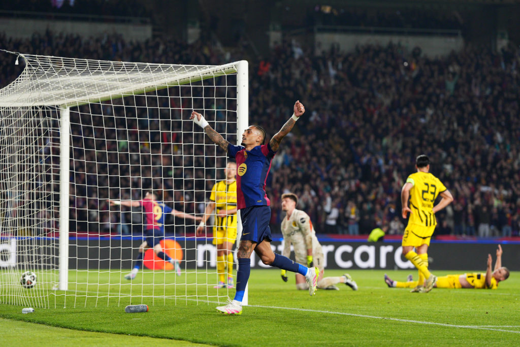 FC Barcelona v Borussia Dortmund - UEFA Champions League 2024/25 Quarter Final First Leg