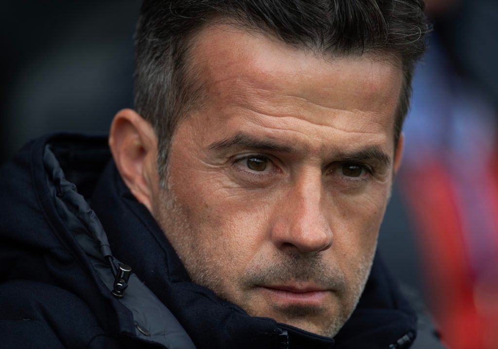 Marco Silva as Fulham manager v Chelsea FC in the Premier League.