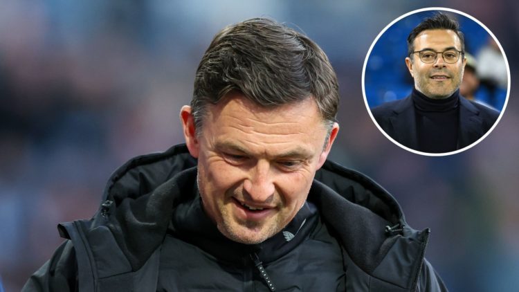 Preston North End manager Paul Heckingbottom during the Sky Bet Championship match between Preston North End FC and Cardiff City. Inset, Leeds Unit...