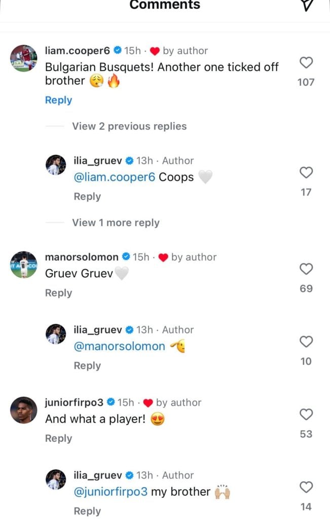Liam Cooper, Manor Solomon and Junior Firpo send messages to Ilia Gruev as Leeds beat Preston.
