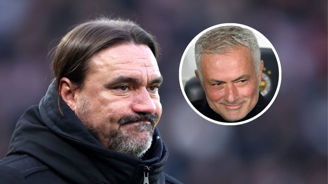Daniel Farke, Manager of Leeds United, reacts during the Sky Bet Championship match between Hull City AFC and Leeds United FC. Inset Fenerbahce's P...