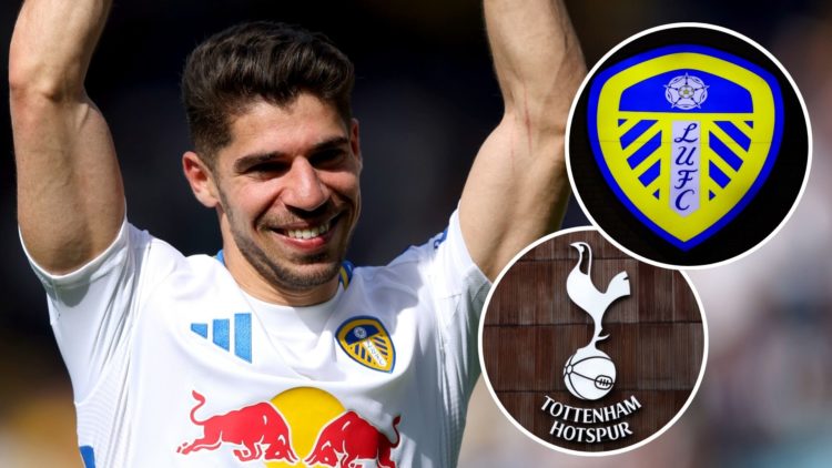 Main image, Manor Solomon of Leeds United celebrates following the team's victory during the Sky Bet Championship match between Leeds United FC and...