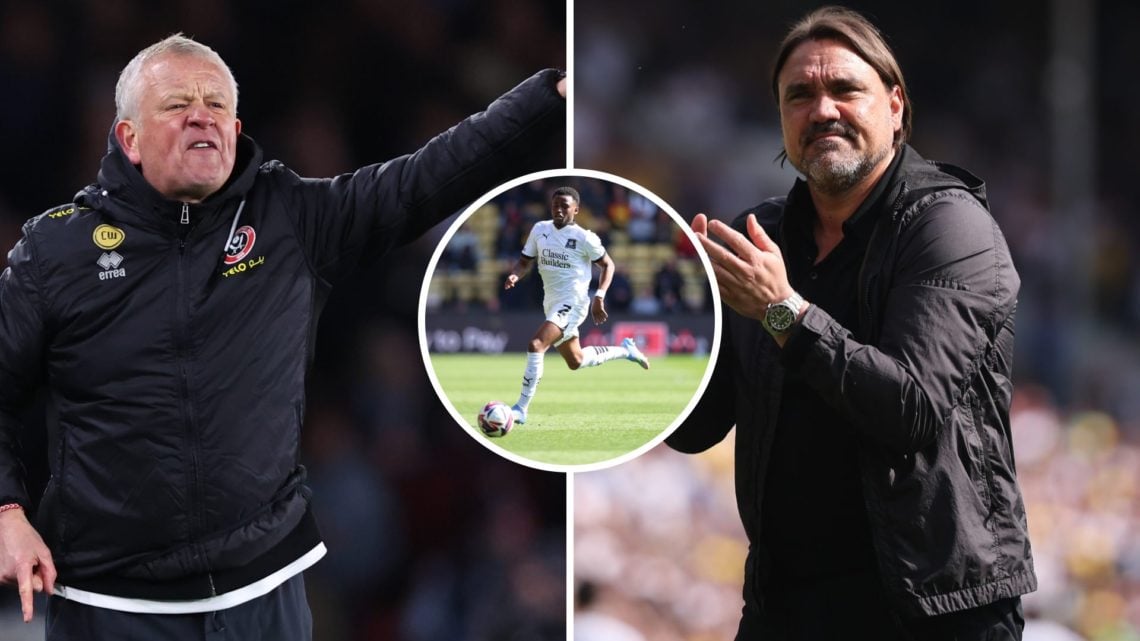Sheffield United boss Chris Wilder and Leeds coach Daniel Farke, plus Plymouth's Bali Mumba