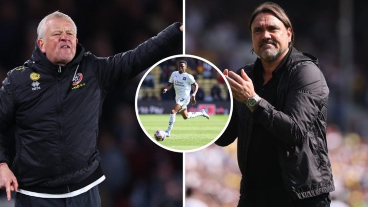 Sheffield United boss Chris Wilder and Leeds coach Daniel Farke, plus Plymouth's Bali Mumba