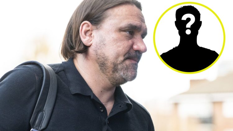Daniel Farke, manager of Leeds United in 2025. Inset, LUN Mystery player icon.