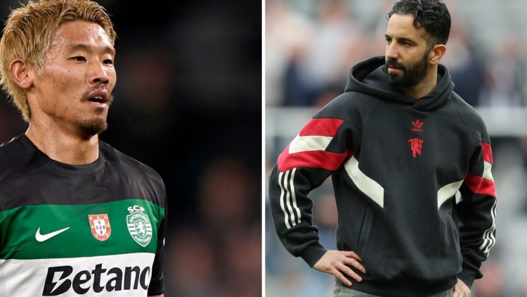 Sporting Lisbon's Hidemasa Morita who is a target for Leeds United and his old manager Ruben Amorim.