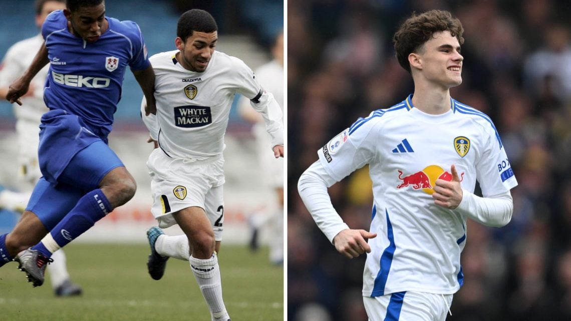 Aaron Lennon in action for Leeds as a youngster as Harry Gray makes Leeds debut.
