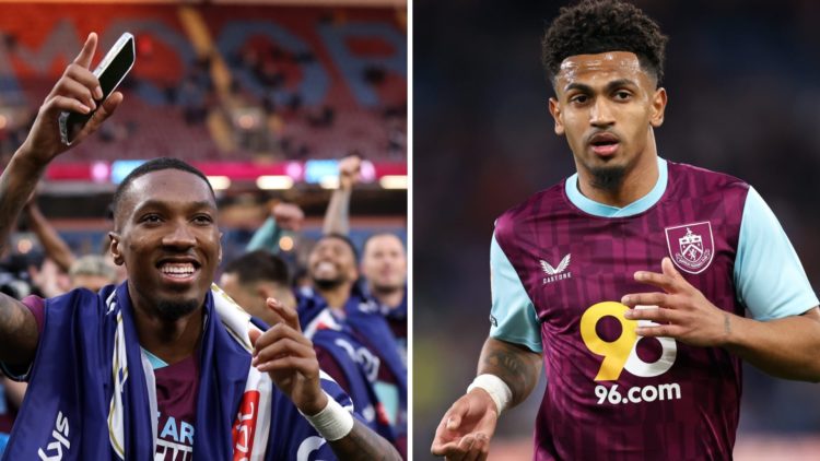 Jaidon Anthony celebrates Burnley's promotion as Marcus Edwards shines in Claret & Blue.