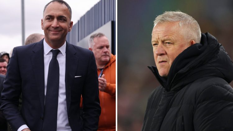 Split image of Paraag Marathe, Leeds United owner and Sheffield United manager Chris Wilder.
