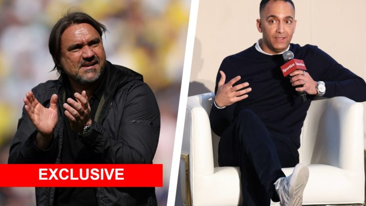 Split image of Leeds United manager Paraag Marathe and Leeds United chairman Paraag Marathe.