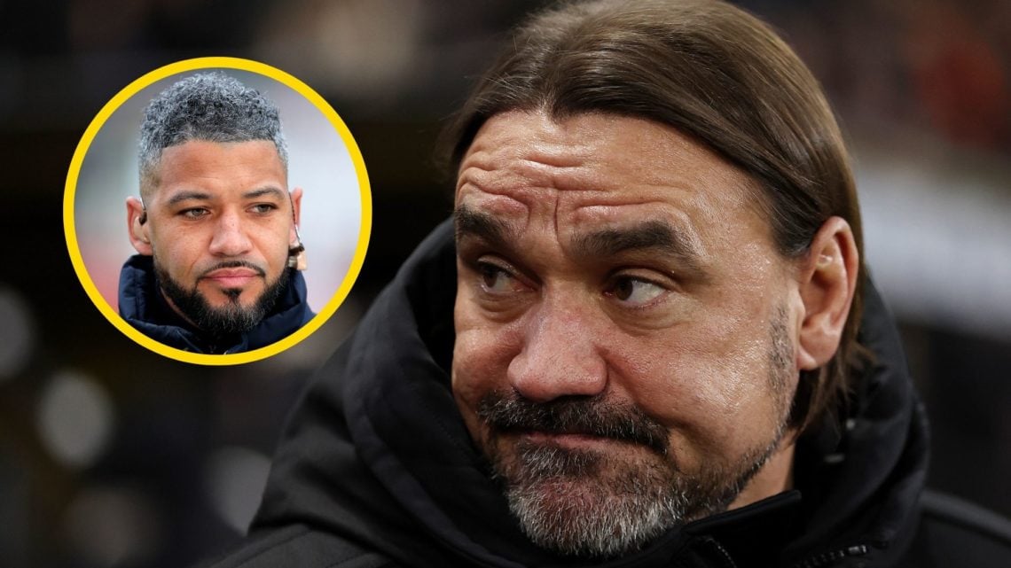 Leeds United manager Daniel Farke. Inset: Jobi McAnuff.