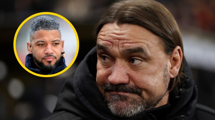 Leeds United manager Daniel Farke. Inset: Jobi McAnuff.