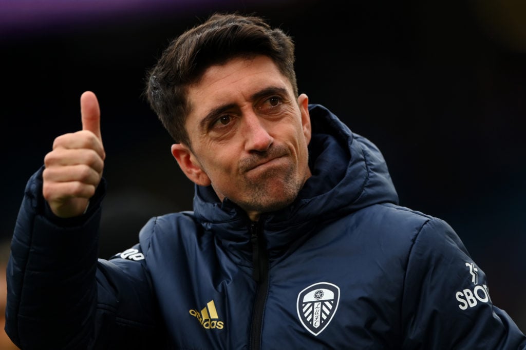 Pablo Hernandez salutes the crowd during Leeds United v West Bromwich Albion - Premier League