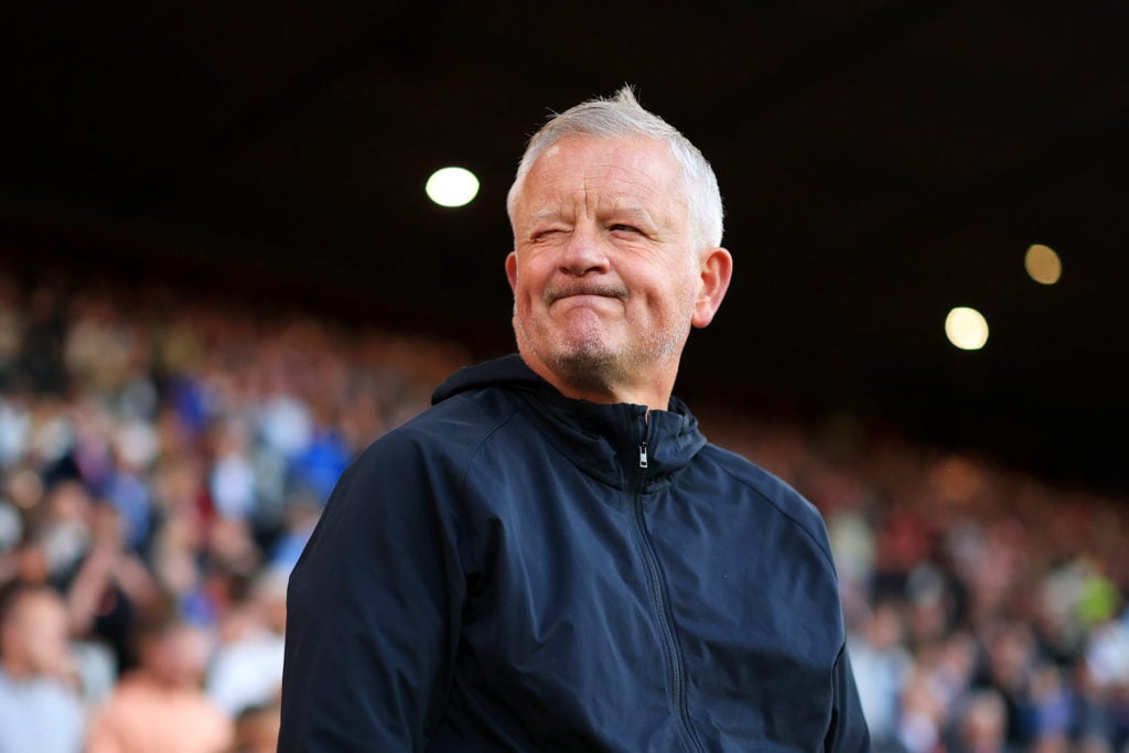 Chris Wilder ahead of Sheffield United's game against Bristol City.