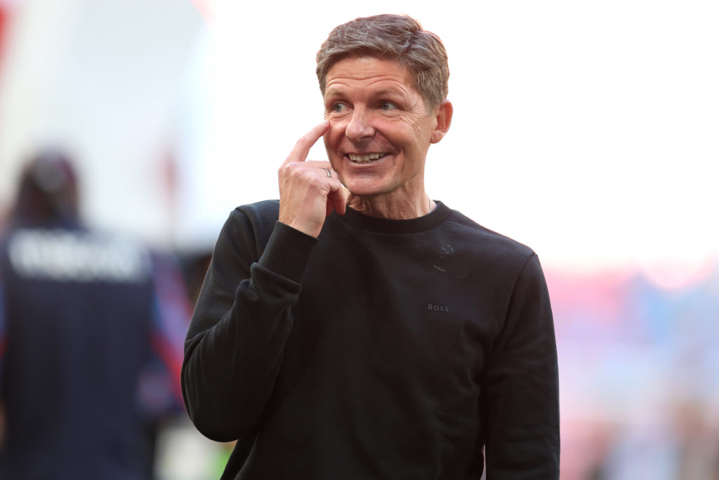 Oliver Glasner ahead of Crystal Palace's clash against Manchester City.