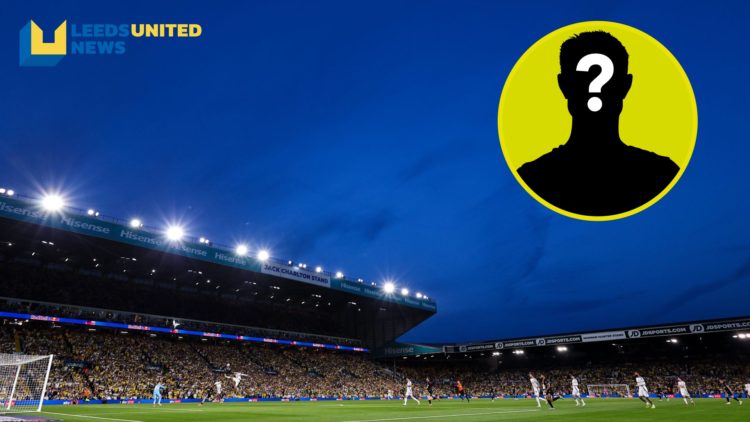 Leeds United News. Elland Road, Leeds United's stadium. Inset, LUN Mystery player icon.