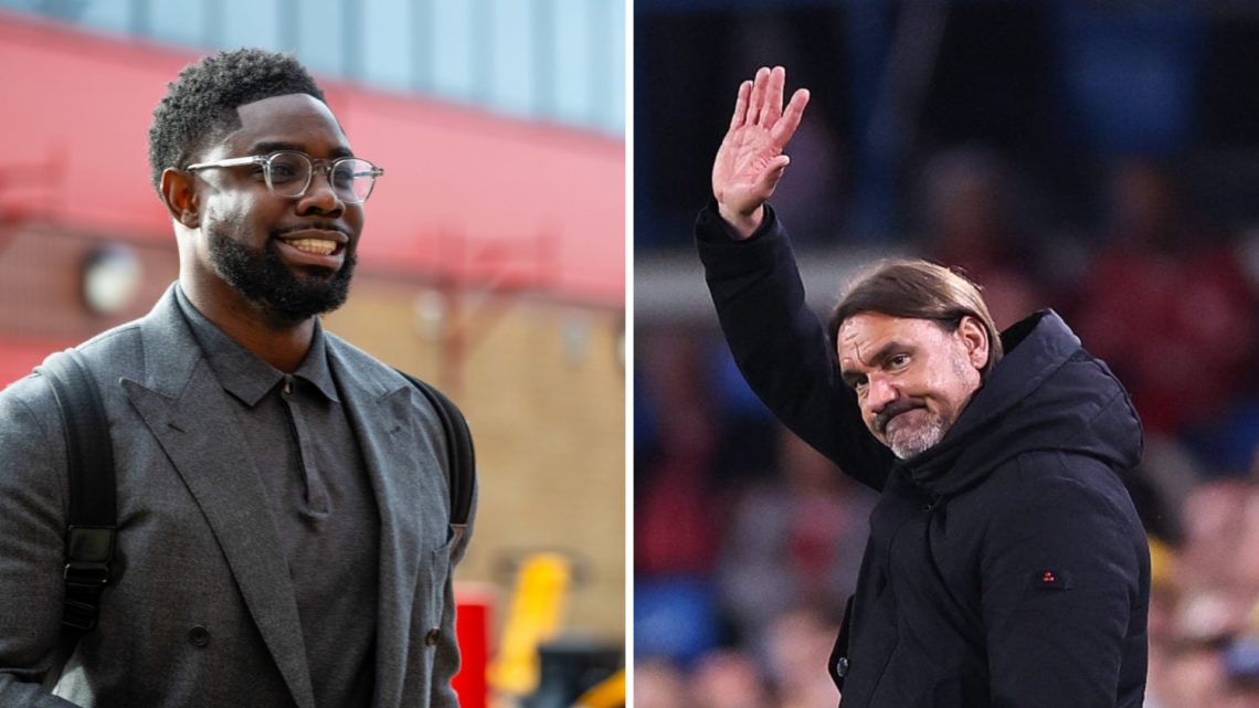Micah Richards on punditry duty and Daniel Farke waving to Leeds fans.
