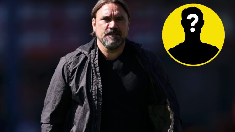 Daniel Farke, manager of Leeds United in 2025. Inset, LUN Mystery player icon.