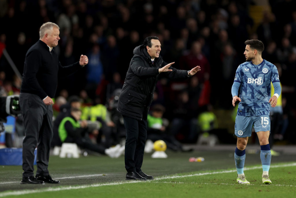 Chris Wilder, Unai Emery, and Alex Moreno