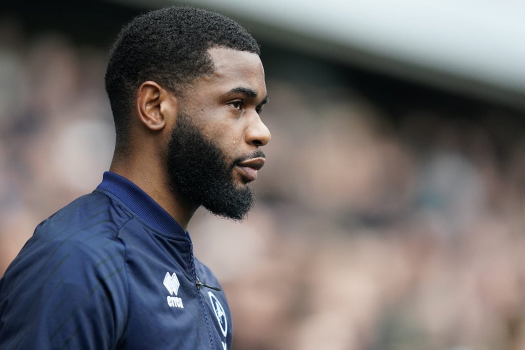 Japhet Tanganga looks on for Millwall prior to game vs Sheffield Wednesday.