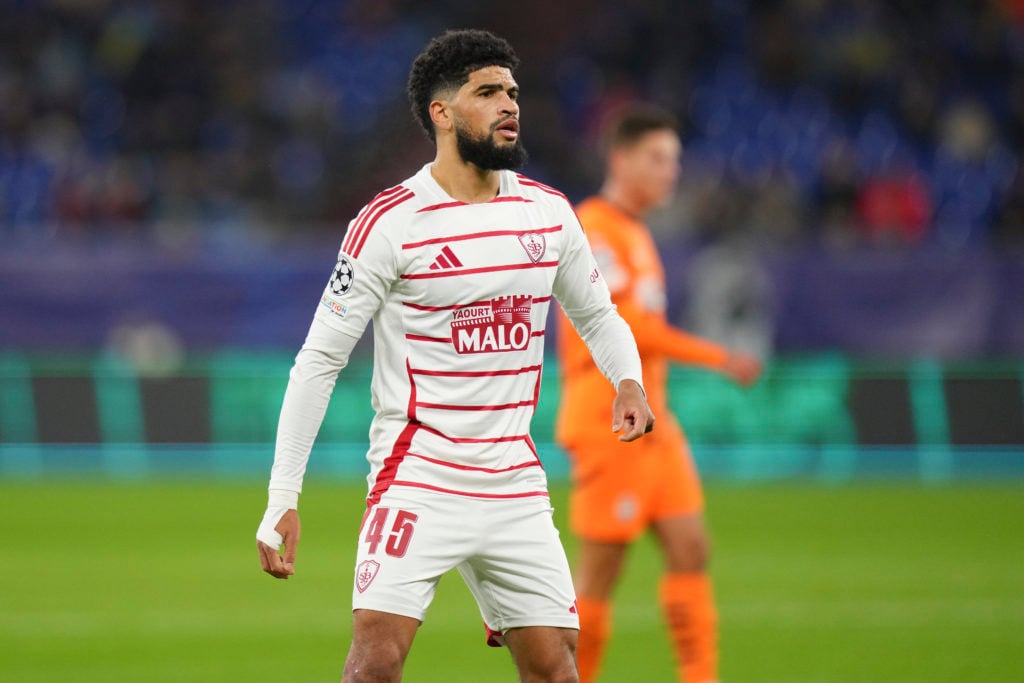 Mahdi Camara of Stade Brestois playing in the Champions League.