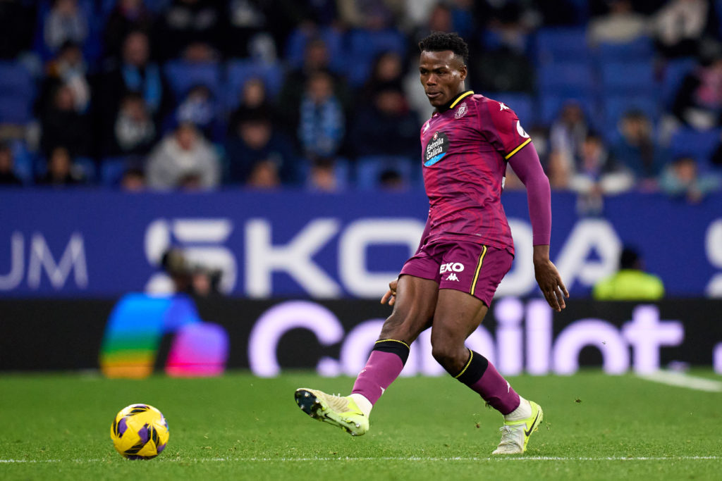 Juma Bah in action for Real Valladolid.