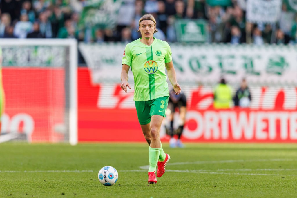 Sebastiaan Bornauw in action for Wolfsburg.
