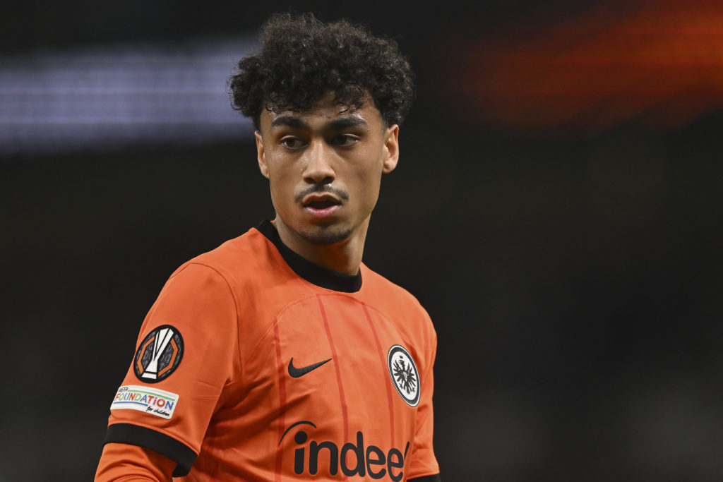 Nathaniel Brown has been linked with Leeds after starring for Frankfurt.