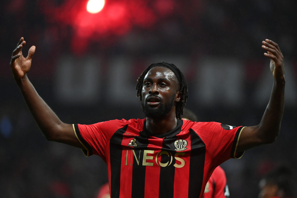 Forward Evann Guessand of OGC Nice