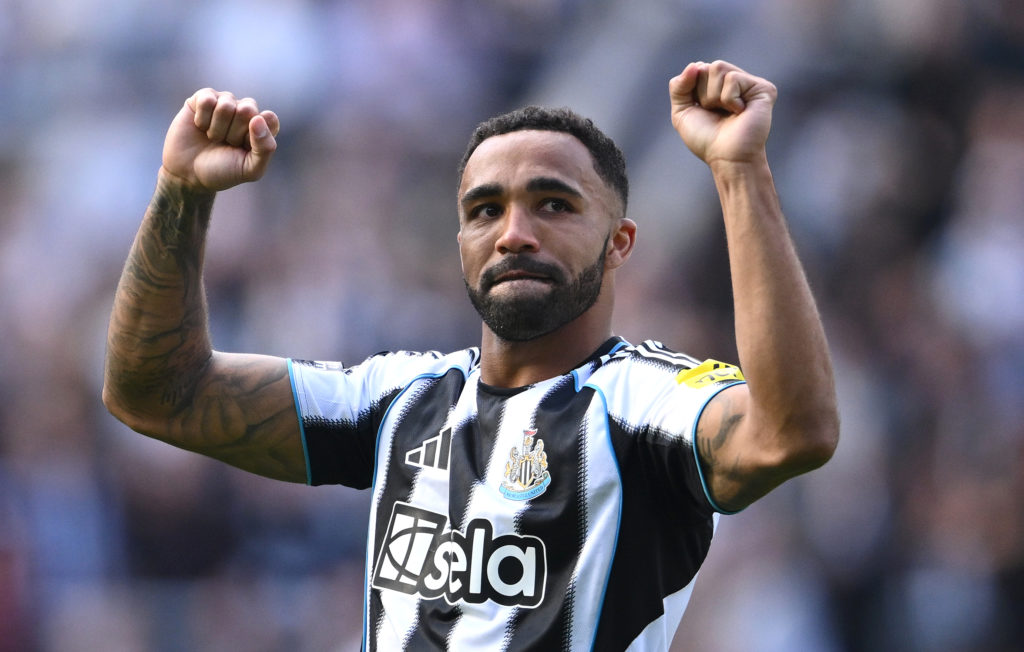 Callum Wilson after Newcastle United v Everton in the Premier League.