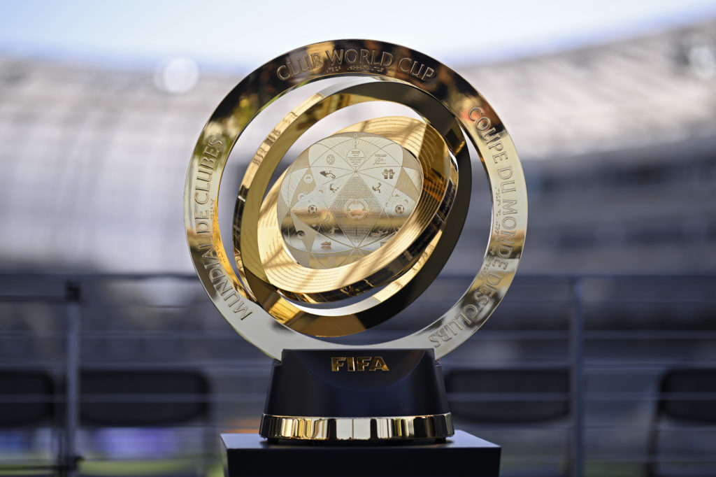 The Club World Cup trophy.