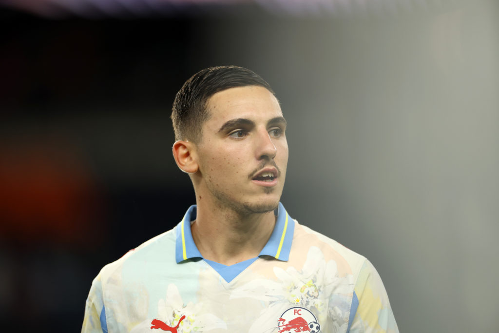 Salzburg midfielder Oscar Gloukh during FIFA Club World Cup game vs Pachuca