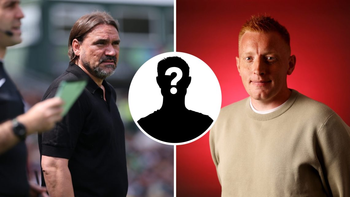 Daniel Farke during a Leeds game as Will Still is presented as Southampton manager.