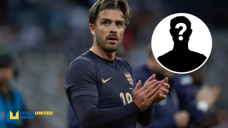Jack Grealish applauds supporters after a match with England.