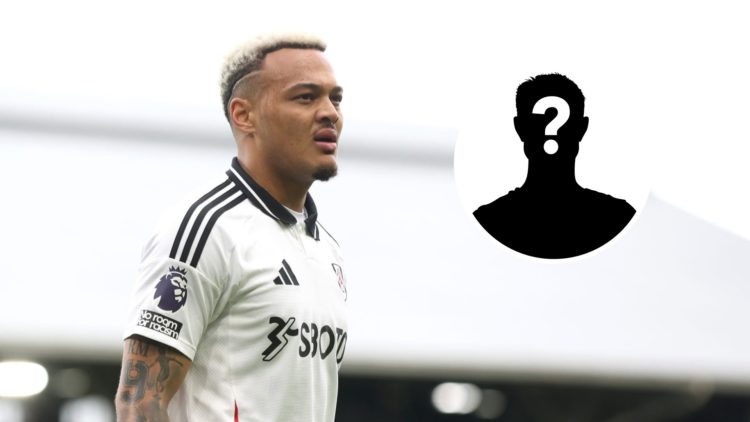 Rodrigo Muniz looks on during a game for Fulham.