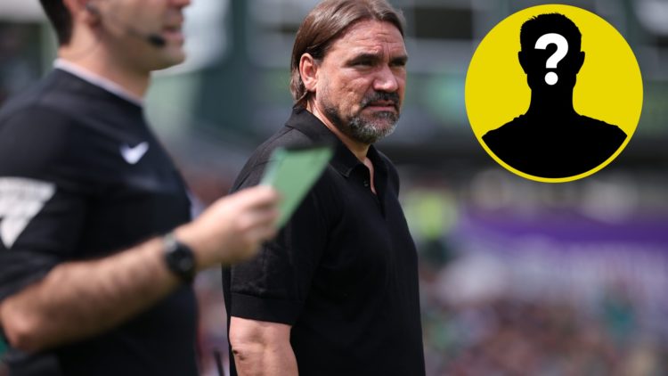 Daniel Farke, manager of Leeds United watching on in 2025. LUN Mystery Player Icon.