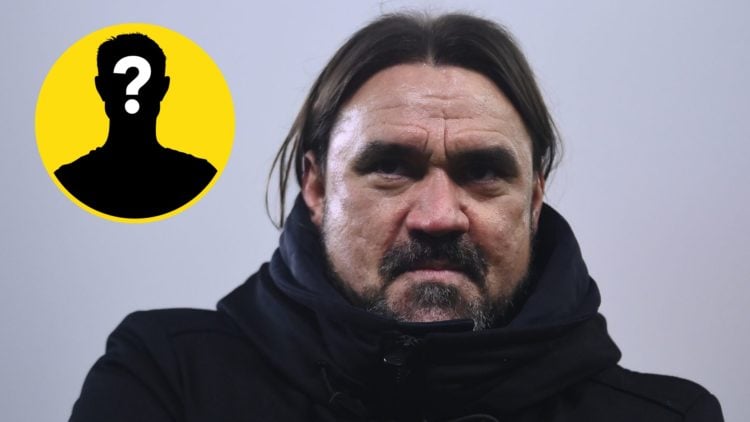 Leeds United manager Daniel Farke in 2024. Inset, LUN Mystery player icon.