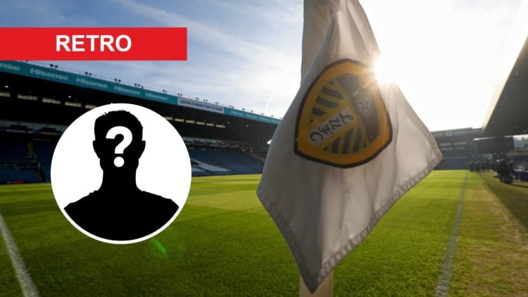 An image of Elland Road in 2025, Leeds United's stadium. Inset, LUN Mystery Player icon.